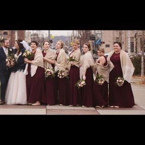 Cabernet Azazie Bridesmaid Dress